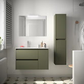 Mueble de baño NOJA 850 2 cajones y 1 puerta derecha - Lavabo - BañoClick